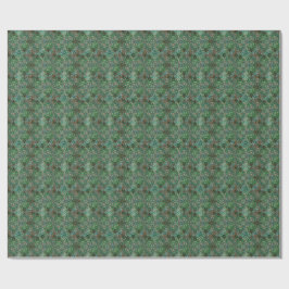 コントロールされたカオス - 緑 ラッピングペーパー