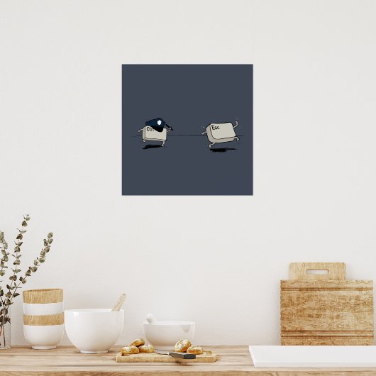 コントロールとエスケープ ポスター (キッチン)