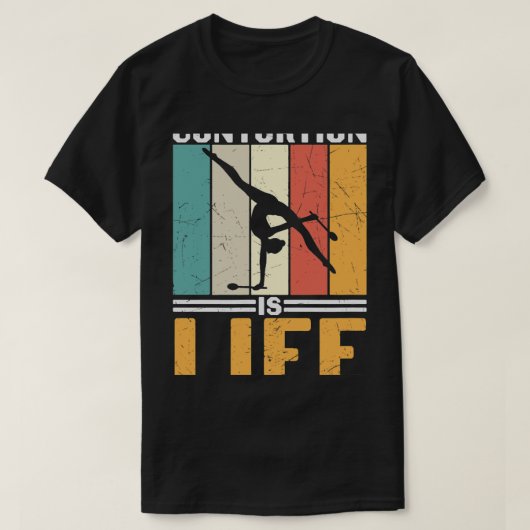 コントロールはライフおもしろい体操選手 Tシャツ (デザイン正面)
