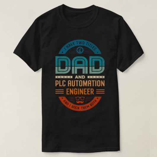 コントロールエンジニアHMI PLCプログラマーPLCオートメーション Tシャツ (デザイン正面)