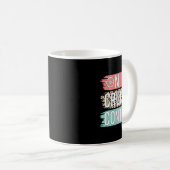 コントロールオンクルーズヒョウおもしろいサマーバケーションファ コーヒーマグカップ (正面右)