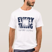 コントロール下に Tシャツ (正面)