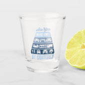 コントロール中 – レトロゲーマー ショットグラス (正面)