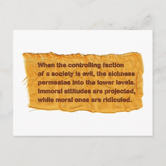 コントロール派ミニアートポストカード ポストカード (正面)