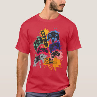 コントロール+すべての+もの+ビデオ+ゲームコントローラTシャツ メンズ Tシャツ