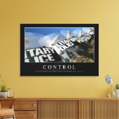 コントロール：感動的引用文 キャンバスプリント (インサイチュ (リビング))