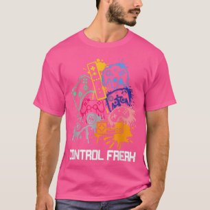コントロールFreakヴィンテージおもしろいゲーミングビデオゲーマーGif Tシャツ
