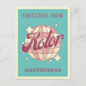 コントールモンテネグロ休暇レトロヴィンテージポストカード ポストカード (正面)