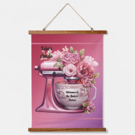 コンドウェルカムベイカーズパレスピンク装飾用クッション 吊り下げ型タペストリー