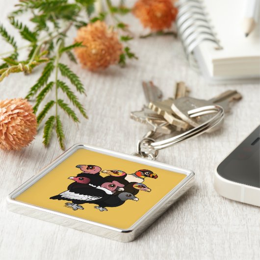 コンドル亜科 キーホルダー (側面)