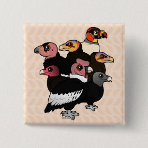 コンドル亜科 缶バッジ