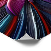 コンドル鮮やかーバードペルキトプツリーブランチ ポスター (角)