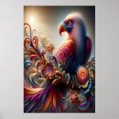 コンドル鮮やかーバードペルキトプツリーブランチ ポスター (正面)