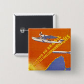 コンドル～ブラジル航空 缶バッジ (正面&裏面)