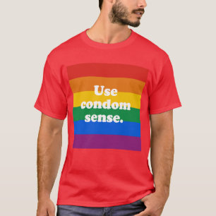 コンドームの感覚を使用して下さい Tシャツ