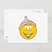 コンドーム顔 ポストカード (正面/裏面)