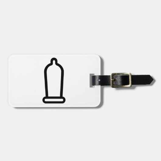 コンドーム ラゲッジタグ (正面横)