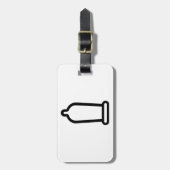 コンドーム ラゲッジタグ (正面縦)
