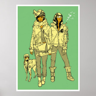 コンニ、レース、レロイ・ブラウン ポスター