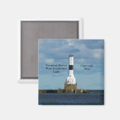 コンネアウトハーバーウェスト防波堤ライトマグネット マグネット (正面/裏面)