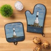 コンネアウトハーバーウェスト防波堤ライト 鍋つかみ&鍋敷きセット (トップダウン)