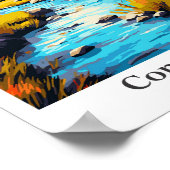 コンネマラアイルランドヴィンテージトラベルイラストレーション ポスター (角)