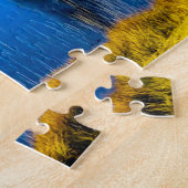 コンネマラゴールウェイの湖。ジグソーパズル ジグソーパズル (側面)