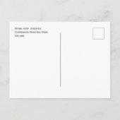 コンネマラ国立公園の石道、野草 ポストカード (裏面)