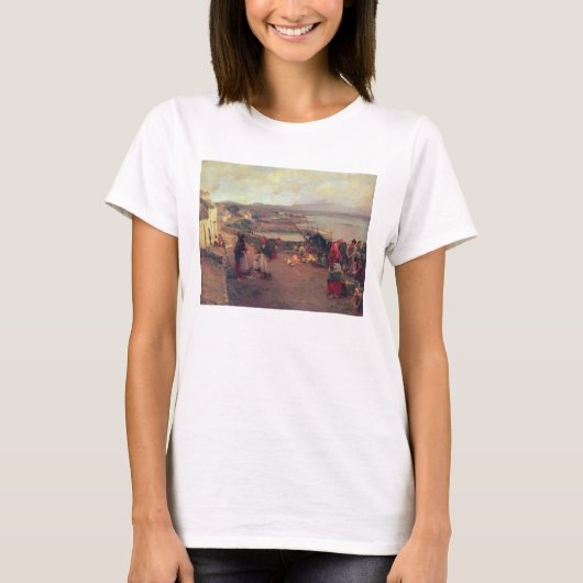 コンネマラ村 – 港への道, 1898 Tシャツ (正面)