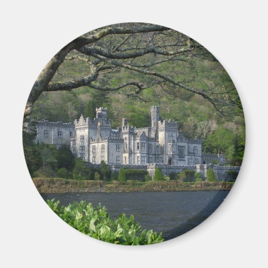 コンネマラ・アイルランドのキレモア修道院 マグネット (正面)