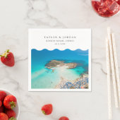 コンノスビーチ結婚式カスタムカクテルナプキン スタンダードカクテルナプキン (インサイチュ)