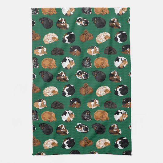 コンハウンドカール キッチンタオル (縦)