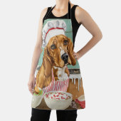 コンハウンドホリデーベーキング:フェスティバルクリスマス エプロン (インサイチュ)