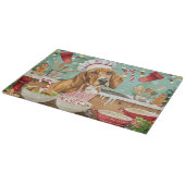 コンハウンドホリデーベーキング:フェスティバルクリスマス カッティングボード (角)