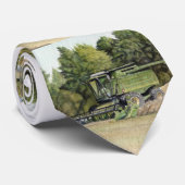 コンバインの収穫 ネクタイ (ロール)