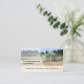 コンバインハーベスターの名刺 名刺 (スタンド正面)