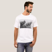 コンバインハーベスター場面 Tシャツ (正面フル)