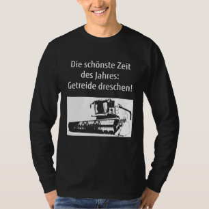 コンバイン農家農家農用穀粒 Tシャツ