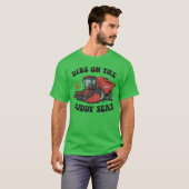 コンバイン・ハーベスター乗り合いシートの専属仲間 Boys Tシャツ (正面フル)