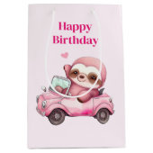 コンバチブル誕生日 ミディアムペーパーバッグ (正面)