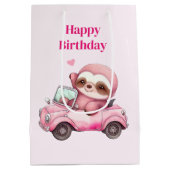 コンバチブル誕生日 ミディアムペーパーバッグ (裏面)