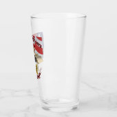 コンバットエンジニアM728 CEV "Essayons!" pint glass タンブラーグラス (左)