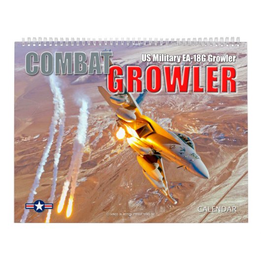 コンバットグローラー – EA-18Gグローラー カレンダー (カバー)