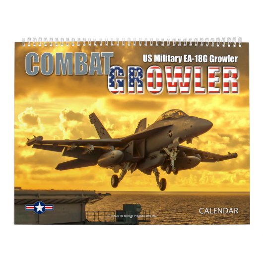 コンバットグローラー – EA-18Gグローラー カレンダー (カバー)