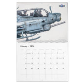 コンバットコックピット – 米国軍隊航空機コックピット カレンダー (2月 2026)