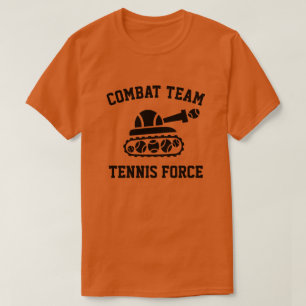 コンバットチームのテニス力タンクtシャツ選手 tシャツ