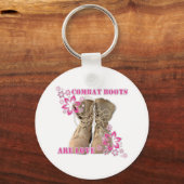 コンバットブーツは愛 キーホルダー (正面)