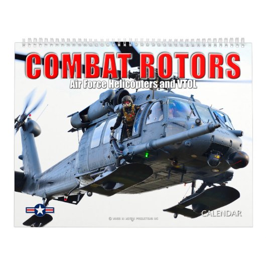 コンバットローター – 空軍ヘリコプターとVTOL カレンダー (カバー)