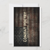 コンバット詩認識度 招待状 (裏面)