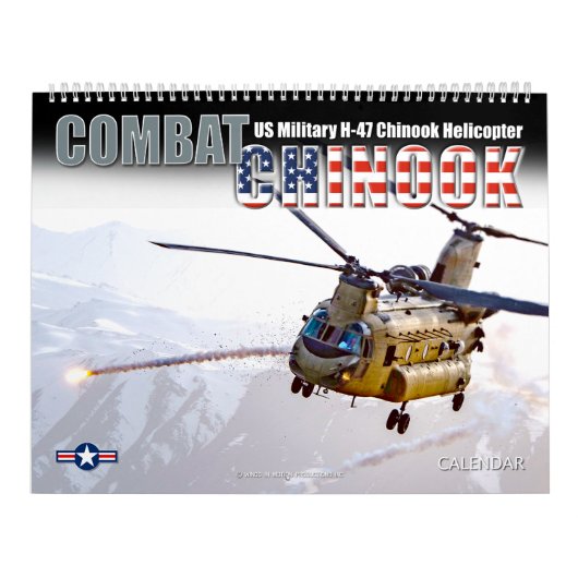 コンバット チノーク - CH-47 チノーク カレンダー (カバー)